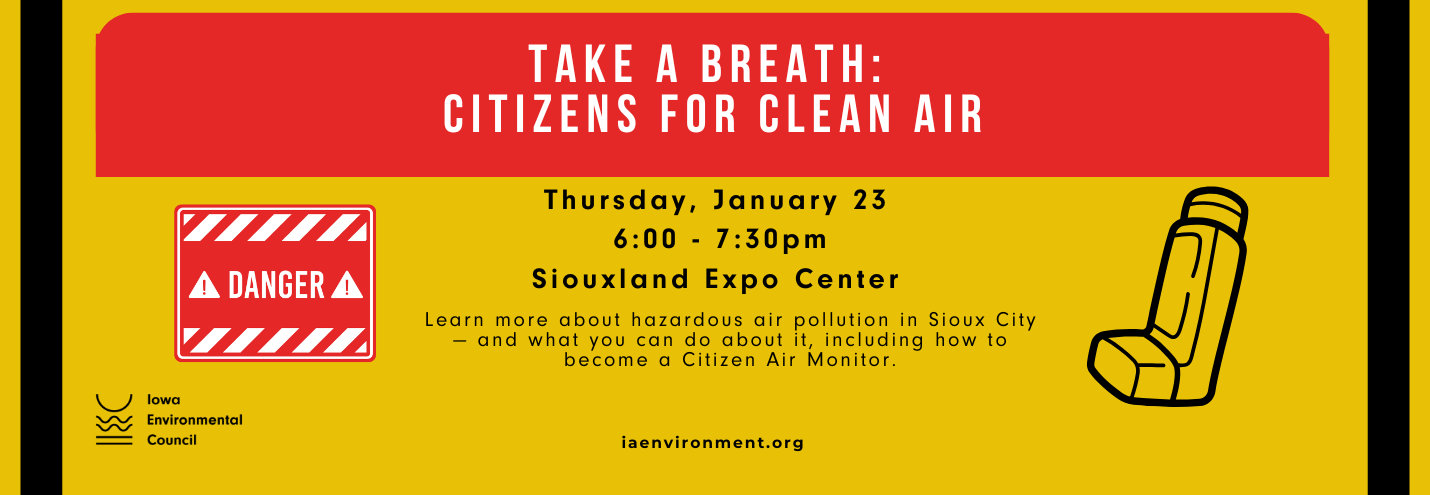 Take a Breath: Citizens for Clean Air banner