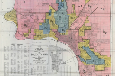 Sioux City Redlining Map