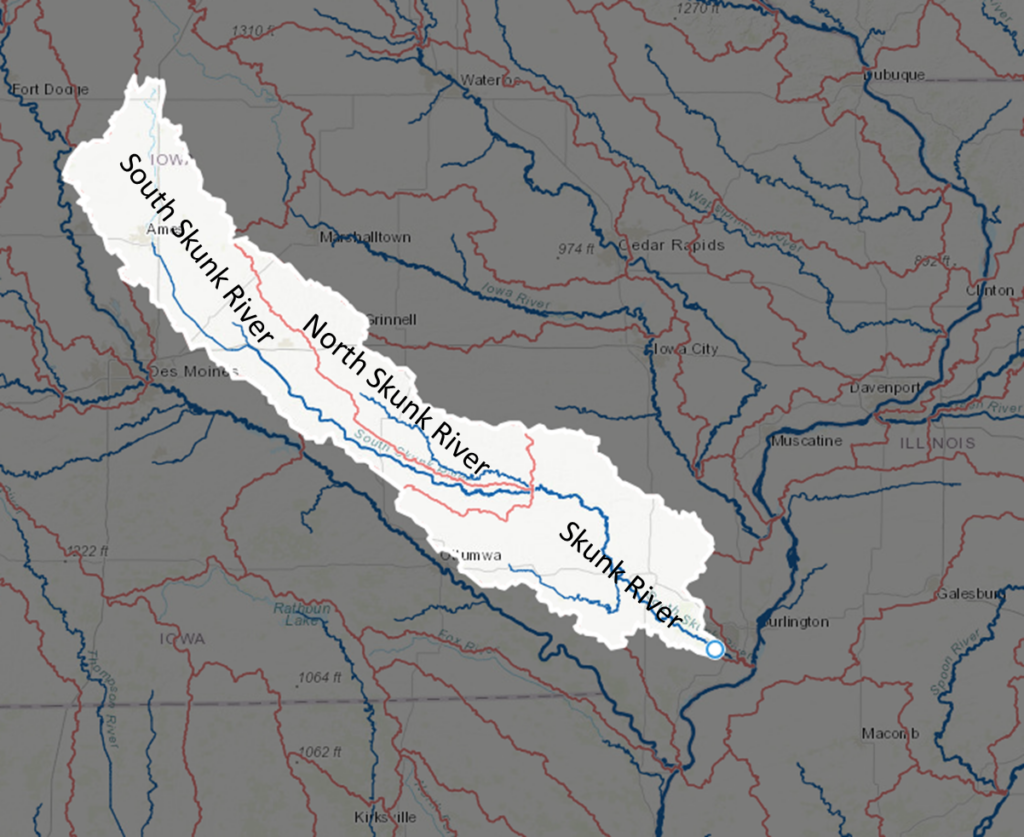 Skunk Watershed Map